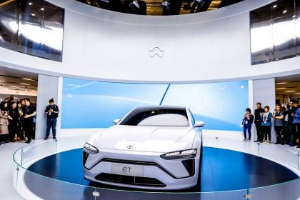 蔚来ET预览版现场抢先看 外观更和谐/整体很漂亮