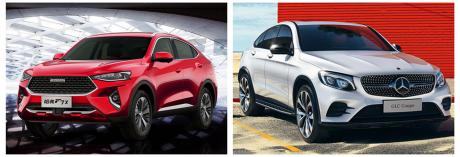 中德轿跑SUV标杆“约会” 哈弗F7x对比奔驰GLC Coupe