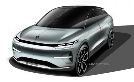 定位跨界SUV 4月份上海车展亮相 零跑全新概念车设计草图曝光