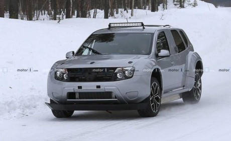 电动冰雪拉力赛赛前准备 Dacia Duster EV车型谍照