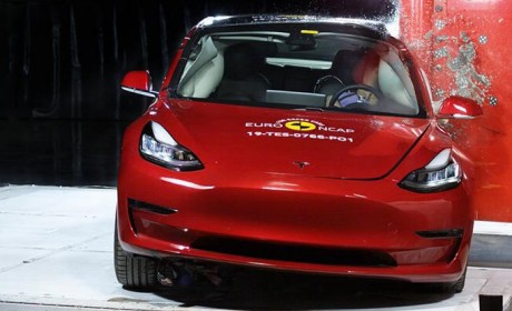 特斯拉Model 3在E-NCAP撞出了5星评级 安全辅助更是撞出了历史最高分