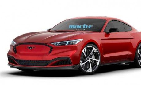 外媒又出假想图 这回是电动版 Mustang ！