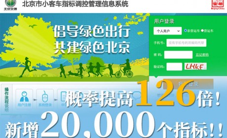 新增2万指标？摇号概率翻126倍？带你解读北京小客车摇号新政