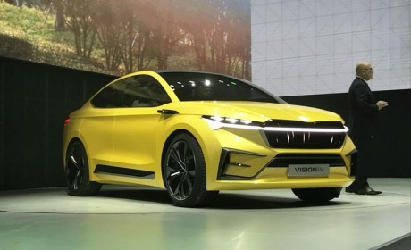 推概念车VISION iV 至2022年推出10款电动车 斯柯达揭开新能源规划