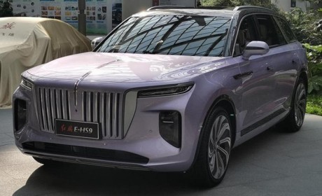 中国版“库里南”！红旗顶级电动车红旗E-HS9实车曝光