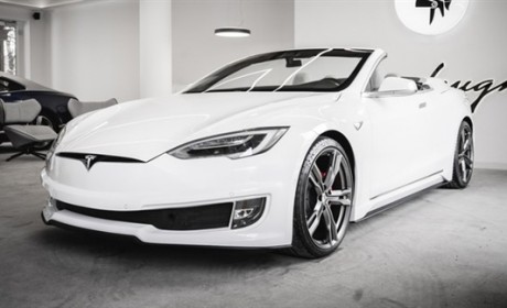 最后的倔强？！来自意大利的敞篷版特斯拉Model S