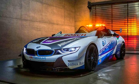 帅炸了！ Formula E 喜提宝马 i8 敞篷版安全车
