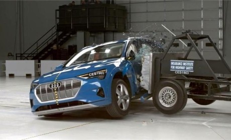 奥迪e-tron 获 2019 年 IIHS 最高安全评级的电动车 特斯拉表示不服