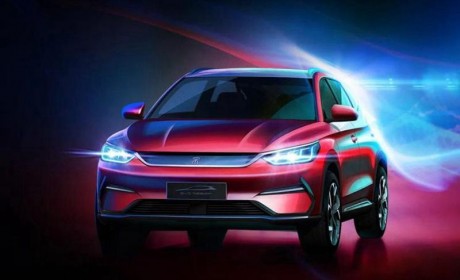 NEDC续航最高500km/延续龙颜设计 比亚迪宋PLUS官图发布