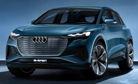 上汽奥迪Q4纯电动SUV（谍照）续航里程超500km