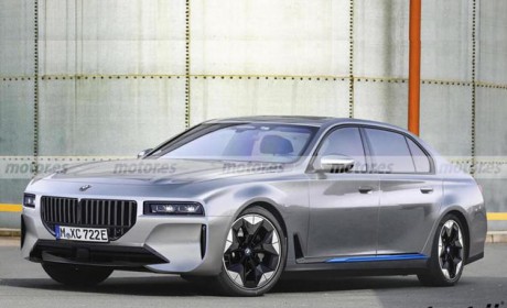 续航或超700公里！有望于2023年发布 宝马i7渲染图曝光
