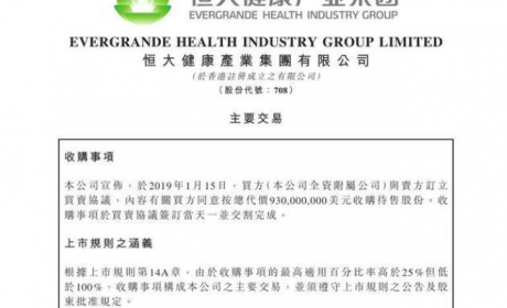 恒大又“闪婚”： 缘何要9.3亿美元拿下NEVS？