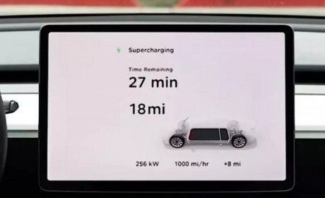 250KW15分钟50% 特斯拉超充V3！电动3G时代来了
