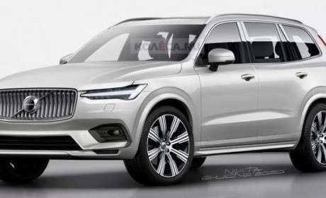 沃尔沃XC100假想图曝光 对标奔驰GLS、宝马X7