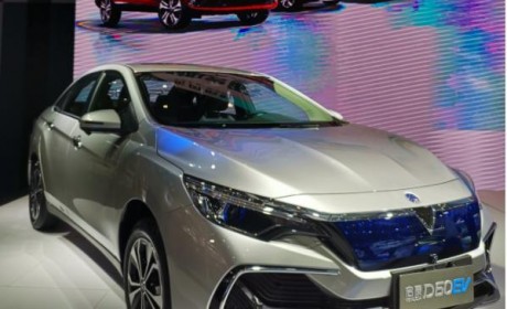 续航超450km 东风启辰互联网轿车D60EV第三季度上市