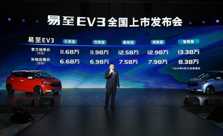 上市前遭遇补贴新政突变 易至EV3如何保证价格稳定？