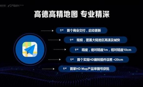 自动驾驶商业化 高德发布“高精宣言”