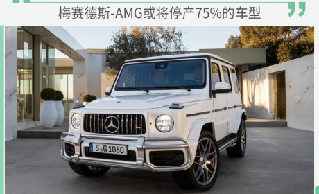 向排放法规妥协 梅赛德斯-AMG或将停产75%的车型