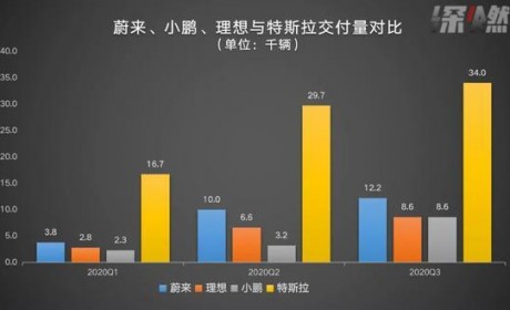 蔚来理想小鹏交答卷：每个问题里都有特斯拉