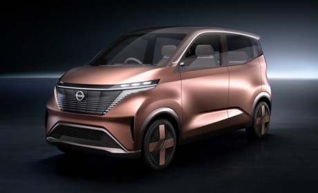日产汽车发布IMk纯电动概念车 融合风尚设计与“日产智行”