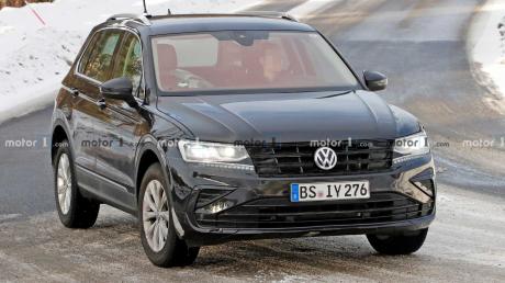 2021款大众Tiguan GTE刚开始路试，而国内的途观L PHEV已上市一年多