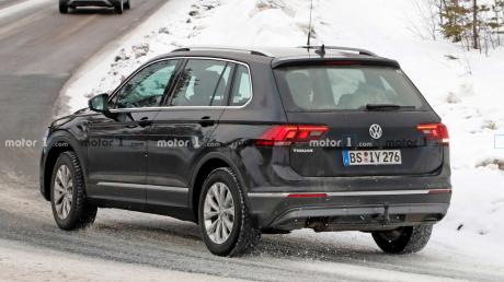 2021款大众Tiguan GTE刚开始路试，而国内的途观L PHEV已上市一年多