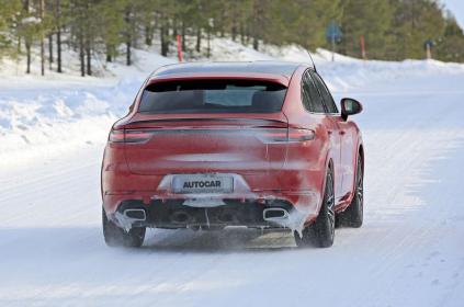 保时捷卡宴Coupe GTS谍照曝光 4.0T双增压破百不到5秒