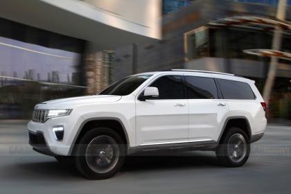 全新Grand Wagoneer假想图和谍照 让我们离这款Jeep旗舰越来越近