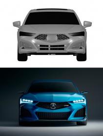 2021款讴歌Acura TLX专利图曝光，高度还原Type S Concept概念车