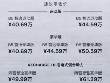 沃尔沃新款S90焕新上市 售价40.69万-61.39万元