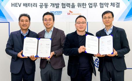 现代汽车•起亚与SK Innovation宣布共同研发混合动力汽车电池