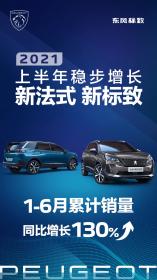 东风标致1-6月累计销量同比增长130% 新法式SUV家族势头强劲