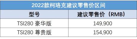设计革新智能进阶 2022款柯珞克升级上市