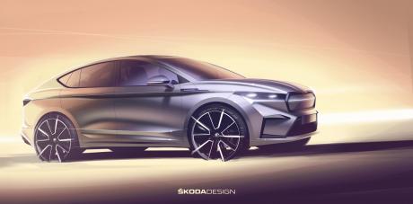 斯柯达发布纯电动轿跑车型ENYAQ COUPÉ iV设计图