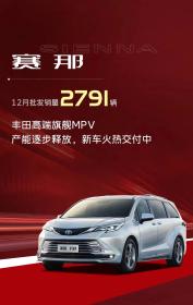 赛那顶配车型销量占比40%？广汽丰田这是在暗示什么