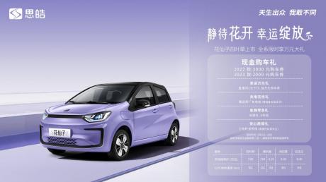 思皓花仙子四叶草上市 续航301km售价7.89万元