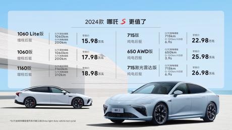 2024款哪吒S正式上市 售价15.98万元-26.98万元