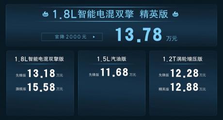 一汽丰田新卡罗拉上市增配 售价11.68万-15.58万元