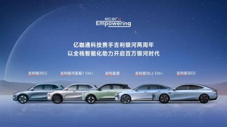 亿咖通科技携手吉利银河两周年 以全栈智能化助力开启百万银河时代