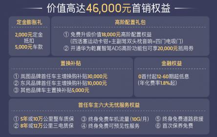 全系标配华为乾崑智驾ADS 4与鸿蒙座舱5 岚图FREE+起售价21.99万元