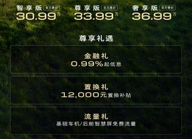 别克全新GL8陆尊燃油版上市 售价30.99万-36.99万元