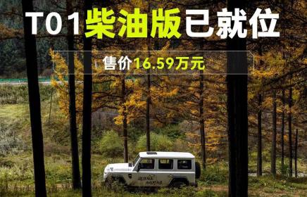搭载采埃孚8AT与智能分时四驱 212 T01柴油版售价16.59万元