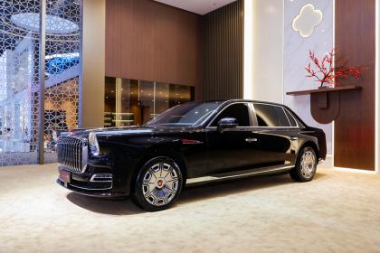 “国宾车队”亮相广州车展 红旗金葵花展现东方超豪华