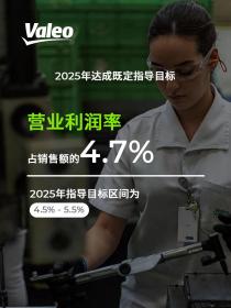 法雷奥发布2025财年数据：承诺全面兑现，盈利能力持续提升