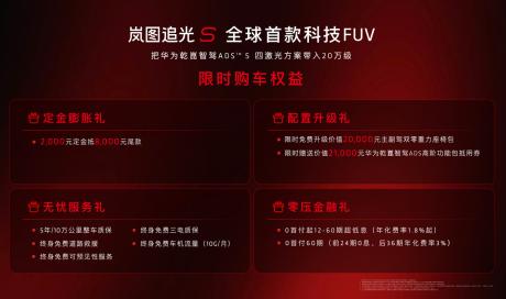 岚图追光S正式上市 限时权益价22.39万-27.39万元
